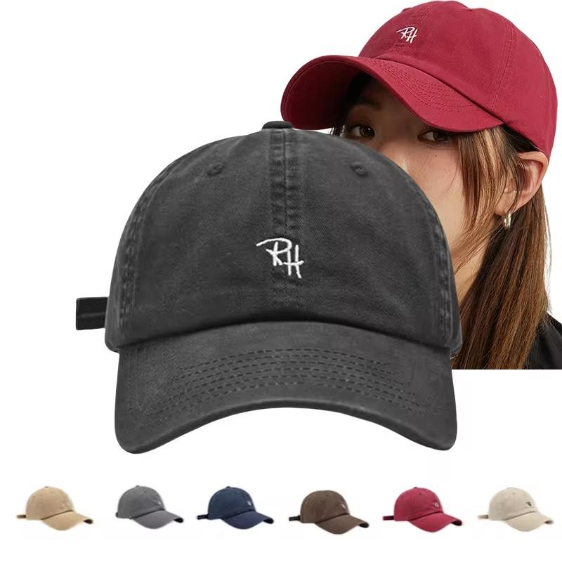 Skincare Rh - RH Letter Embroidered Baseball Caps Vintage