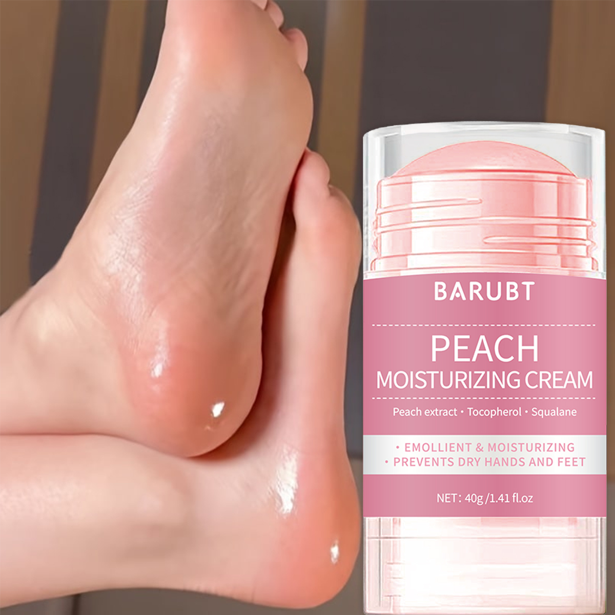 Glycolic Acid Exfoliant - Peach urea mud film rod, salicylic
