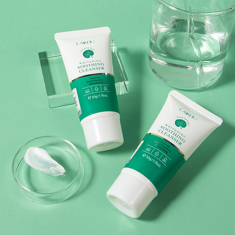 Skincare Oily Skin - Centella Facial Cleanser Face Shrink Pores