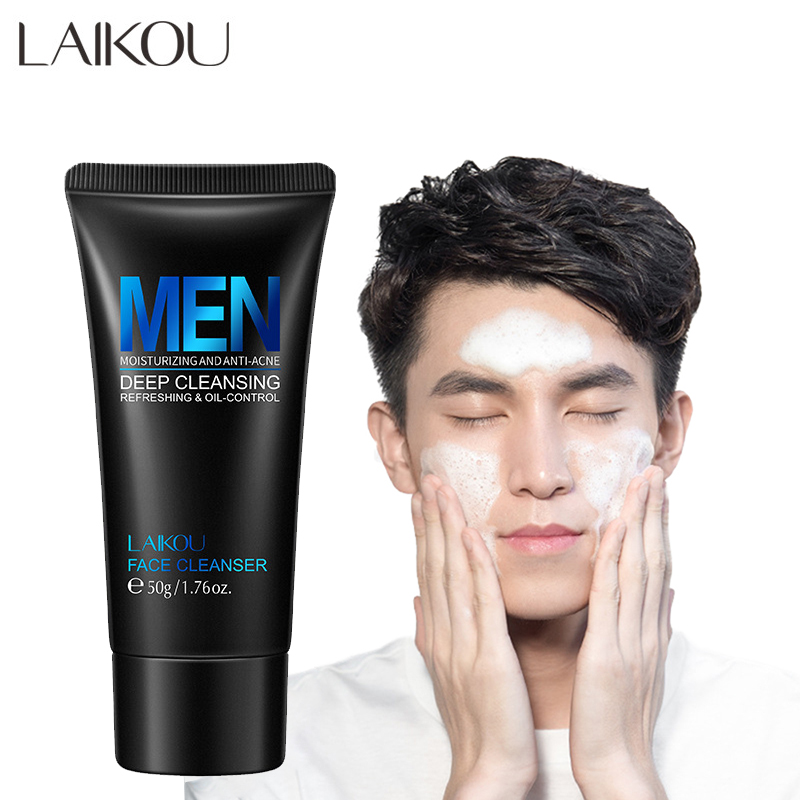 Skincare Oily Skin - LAIKOU Men Facial Cleanser Face Washing