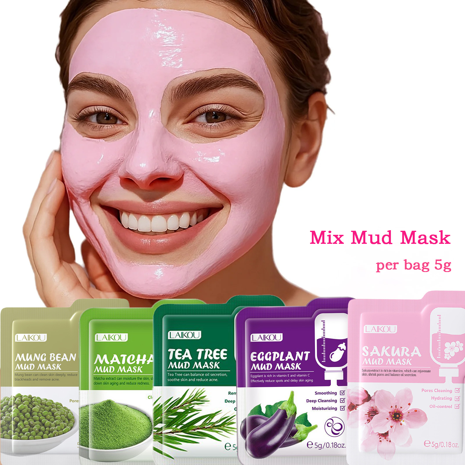 Purifying Clay Facial Mask in  - Skincare Oily Skin recensione e prezzo