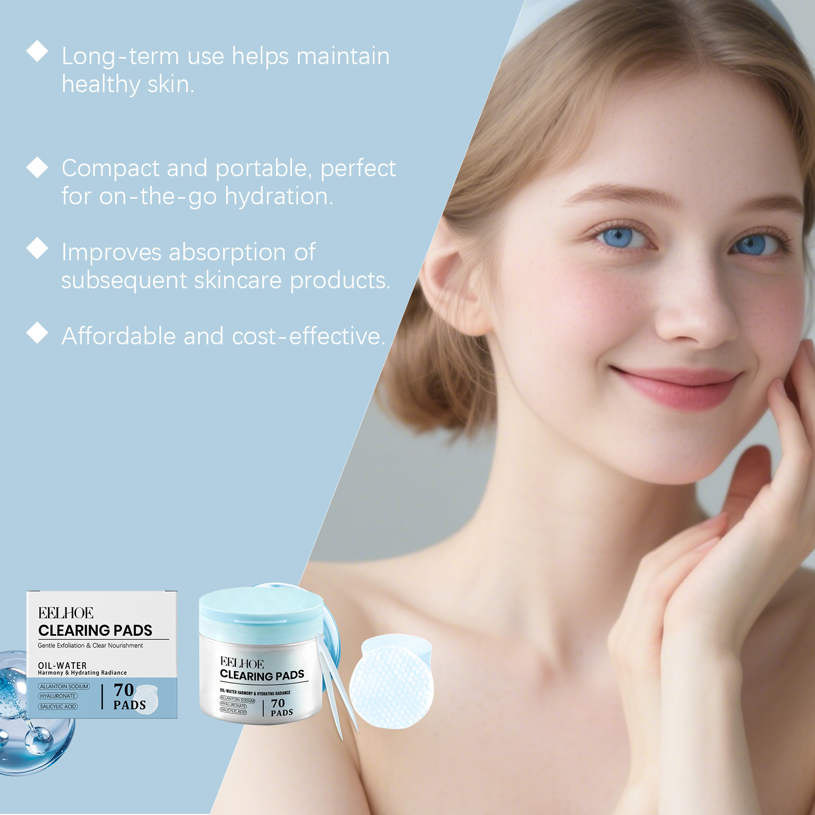 70/140/210/280 Pads Clearing P - Glycolic Acid Exfoliant recensione e prezzo