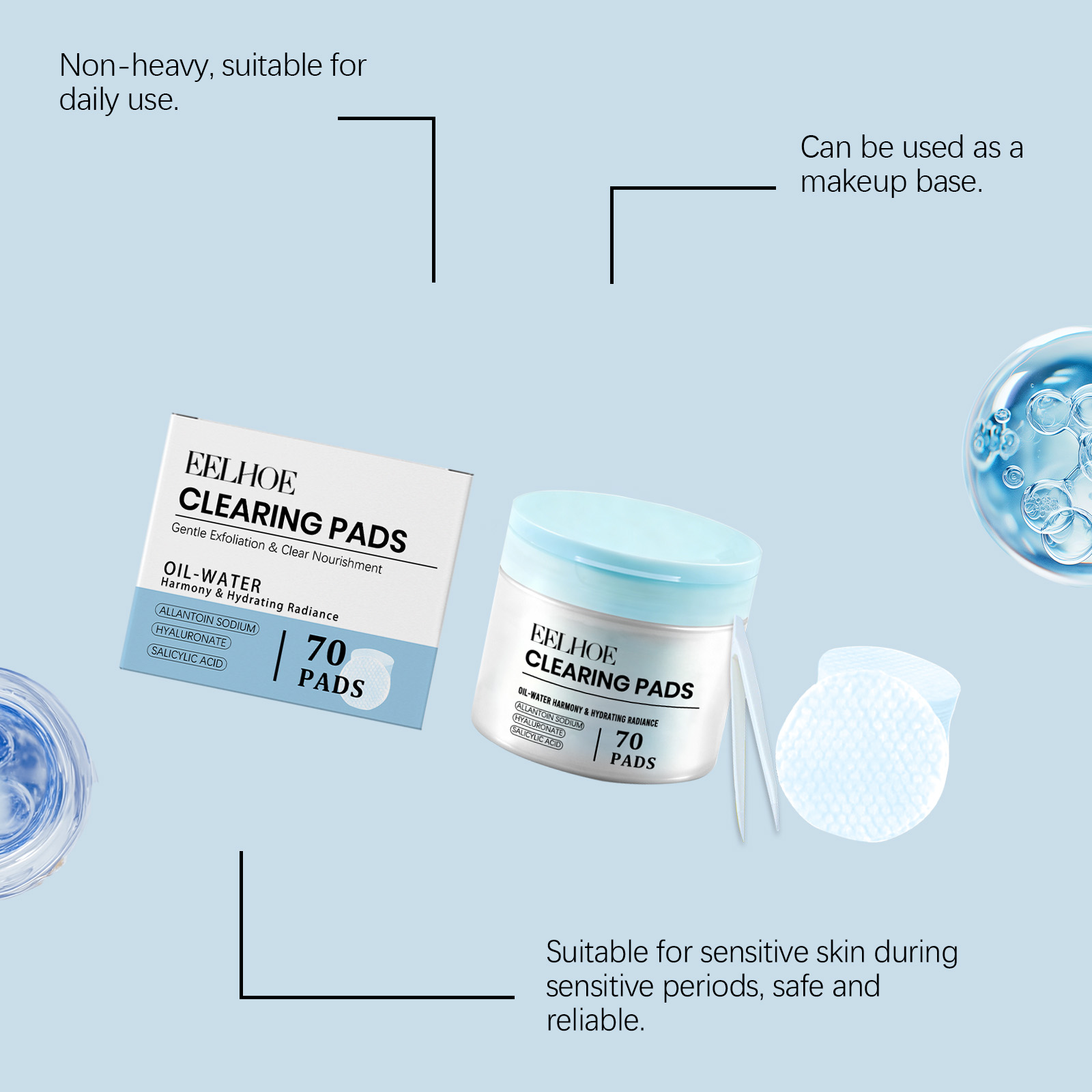 70/140/210/280 Pads Clearing P - Glycolic Acid Exfoliant recensione e prezzo