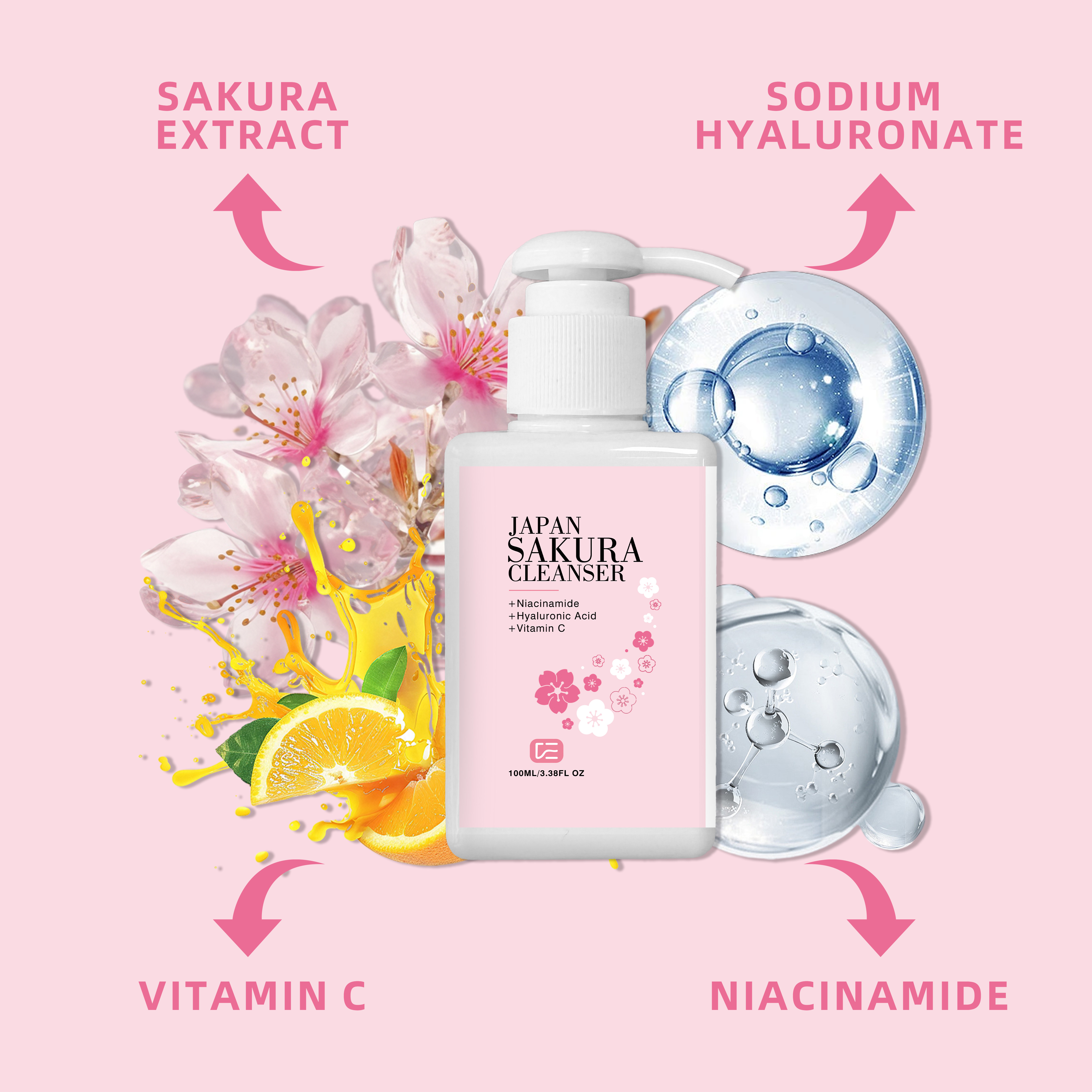 JAPAN SAKURA CLEANSER - Deep P - Skincare Oily Skin recensione e prezzo