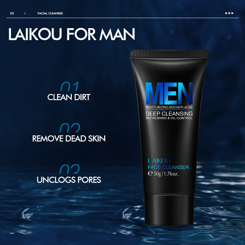 LAIKOU Men Facial Cleanser Fac - Skincare Oily Skin recensione e prezzo