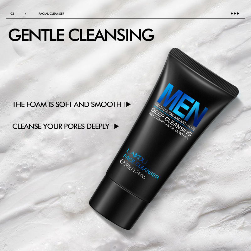 LAIKOU Men Facial Cleanser Fac - Skincare Oily Skin recensione e prezzo