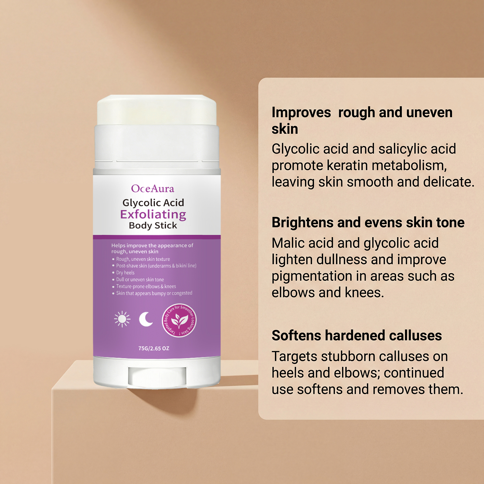 Exfoliating Body Stick Smoothi - Glycolic Acid Exfoliant recensione e prezzo